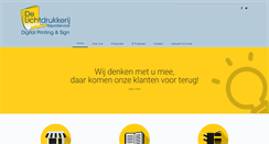 Desktop Screenshot of delichtdrukkerij.com
